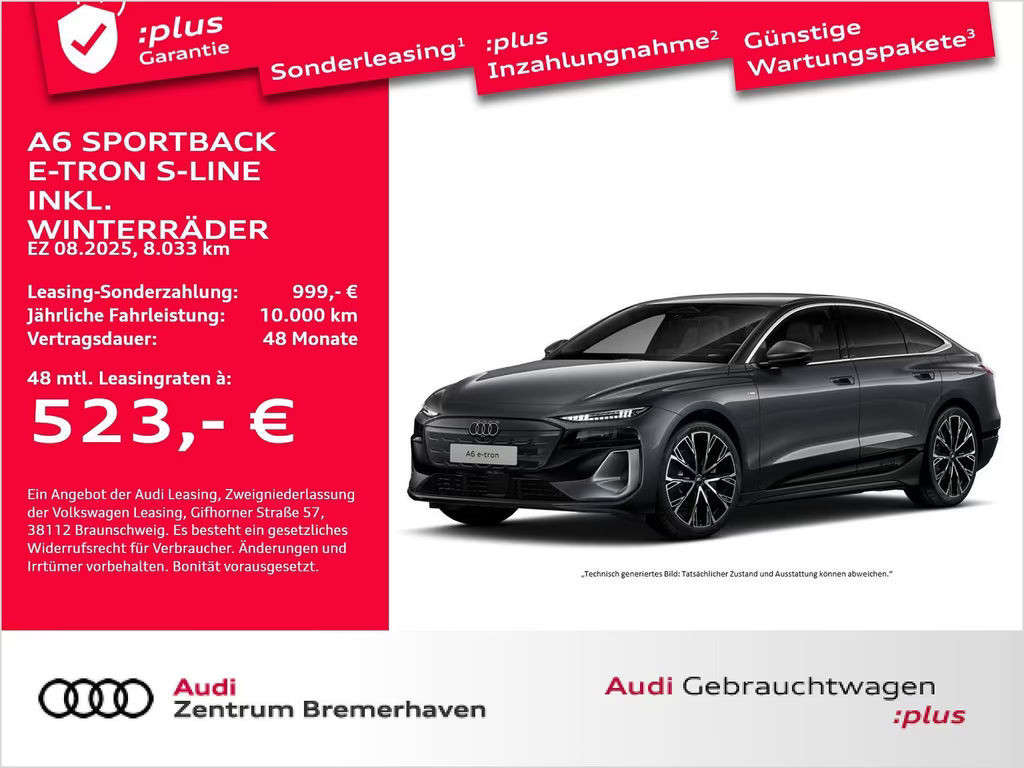 Audi A6 e-tron Sportback S-Line