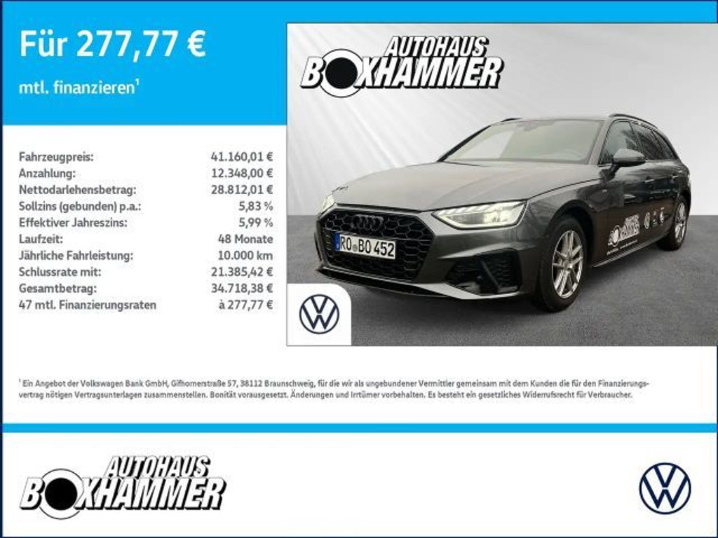 Audi A4 Avant S-Line 35 TFSI