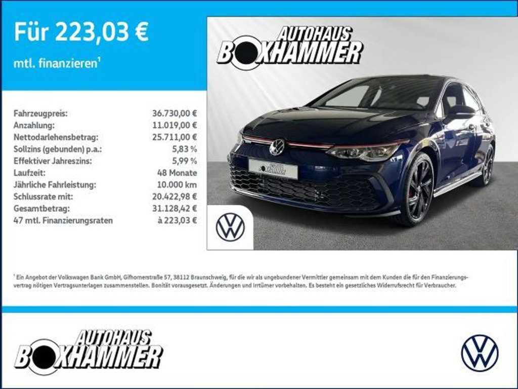 Volkswagen Golf DSG GTI IQ.Drive Golf VIII