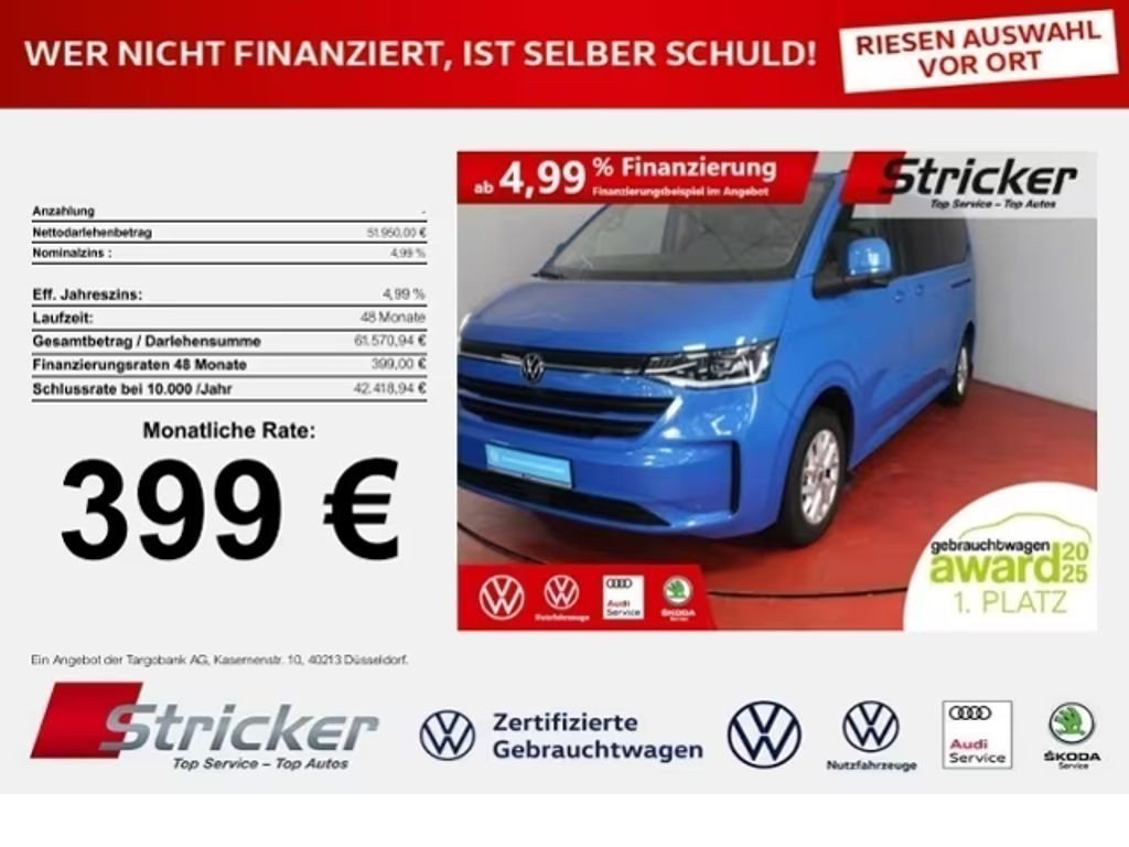 Volkswagen Caravelle Style Lang T7