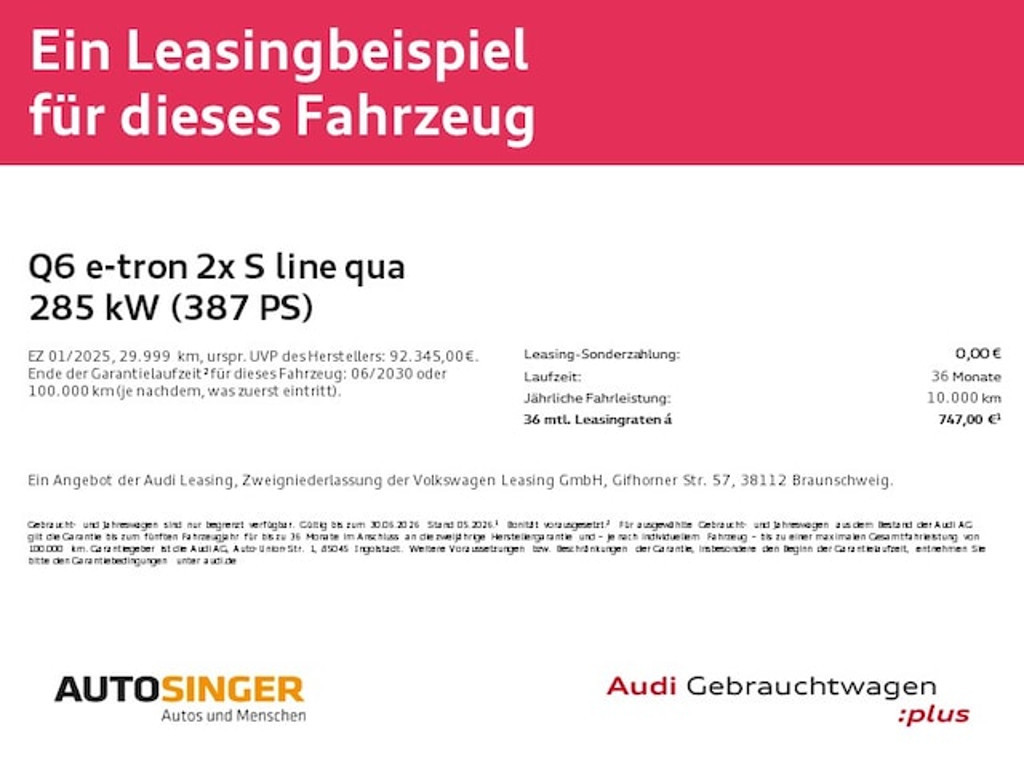 Audi Q6 e-tron