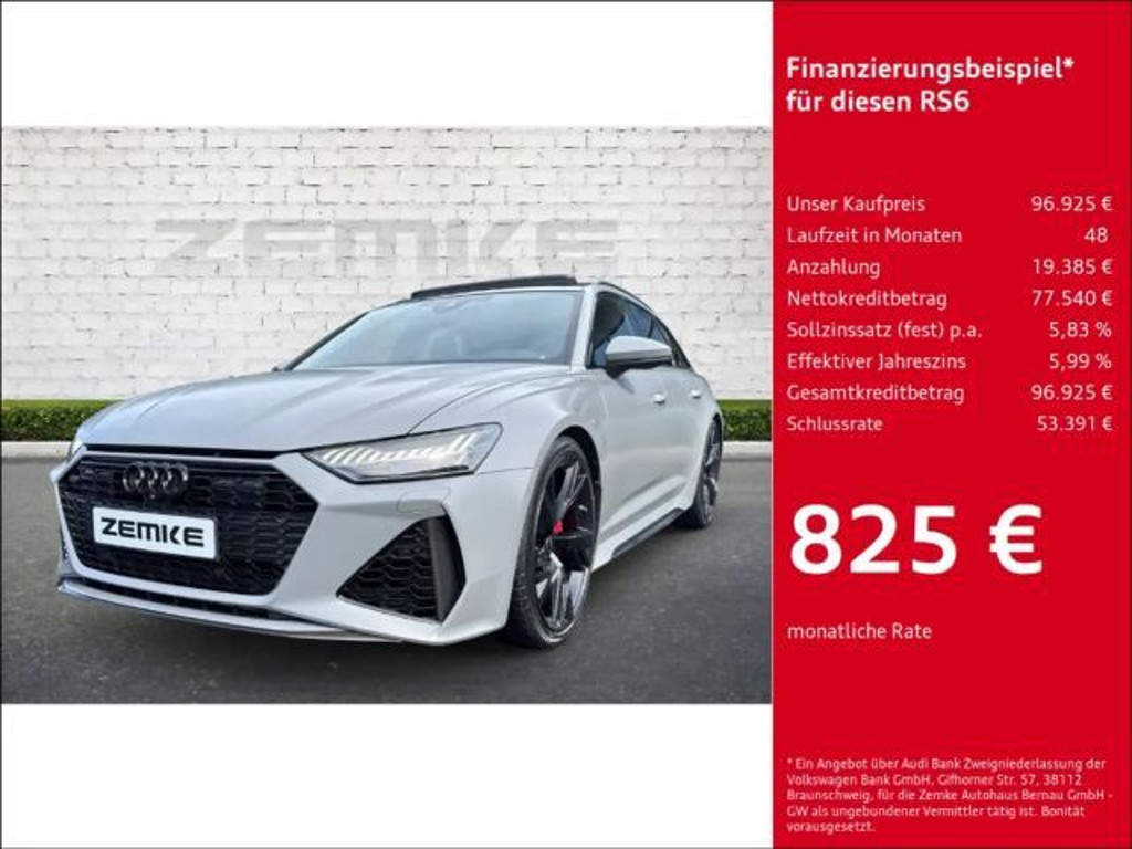 Audi RS6 Avant Quattro 4.0 TFSI