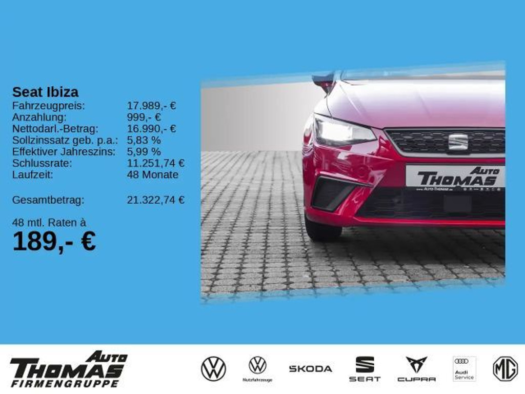 Seat Ibiza Style 1.0 TSI