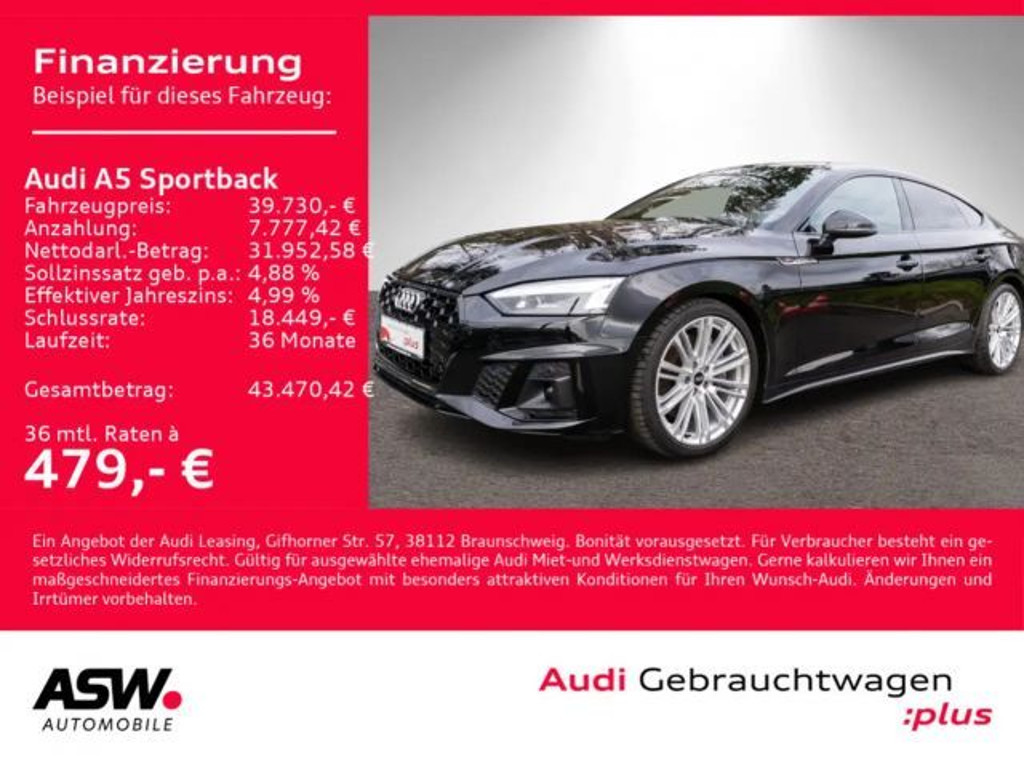 Audi A5 Quattro S-Line 50 TDI