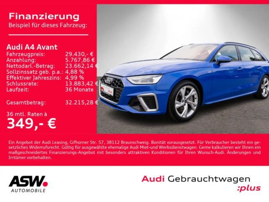 Audi A4 S-Line 40 TDI