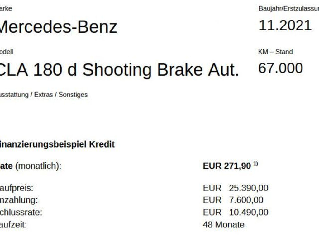 Mercedes-Benz CLA-Klasse