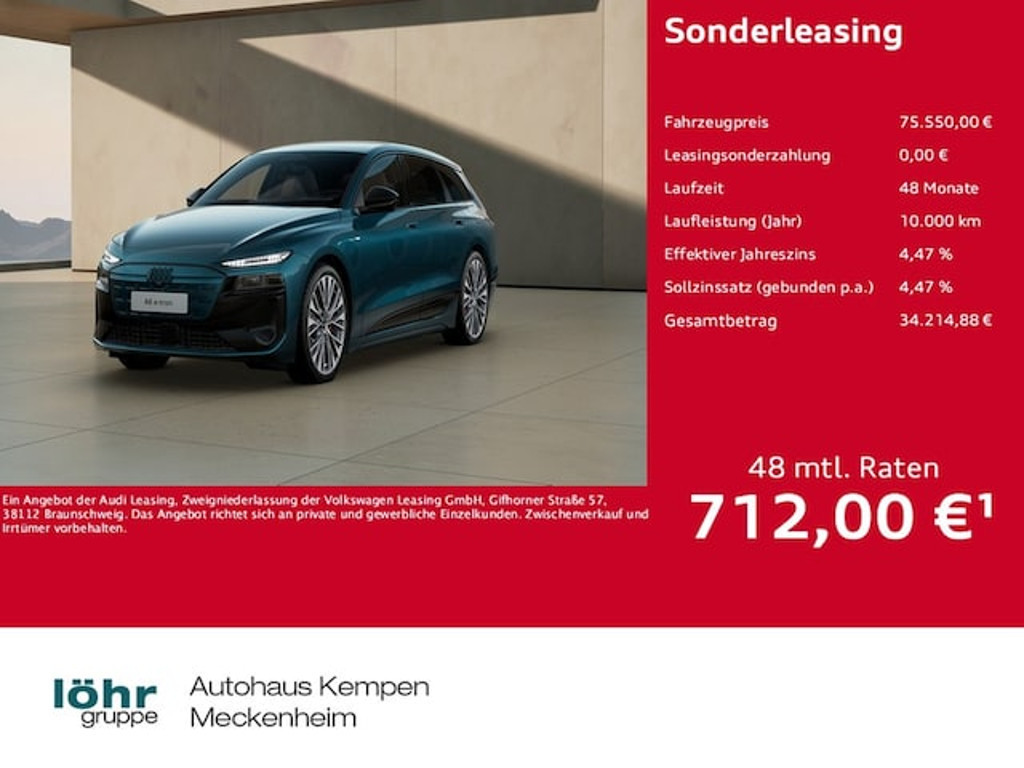 Audi A6 e-tron Avant Performance