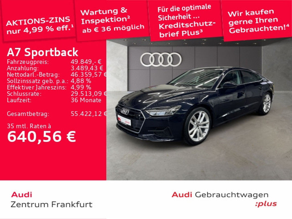 Audi A7 Sportback Quattro 50 TDI