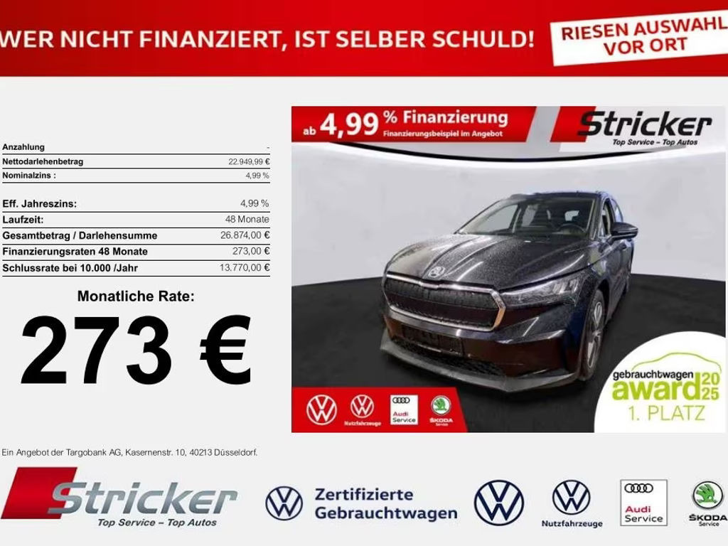 Skoda Enyaq iV iV60 273,-ohne Anzahlung Navi Kamera