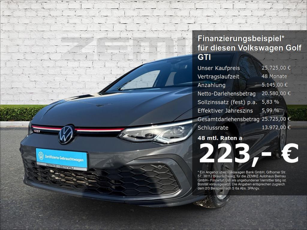 Volkswagen Golf DSG GTI Golf VIII 2.0 TSI