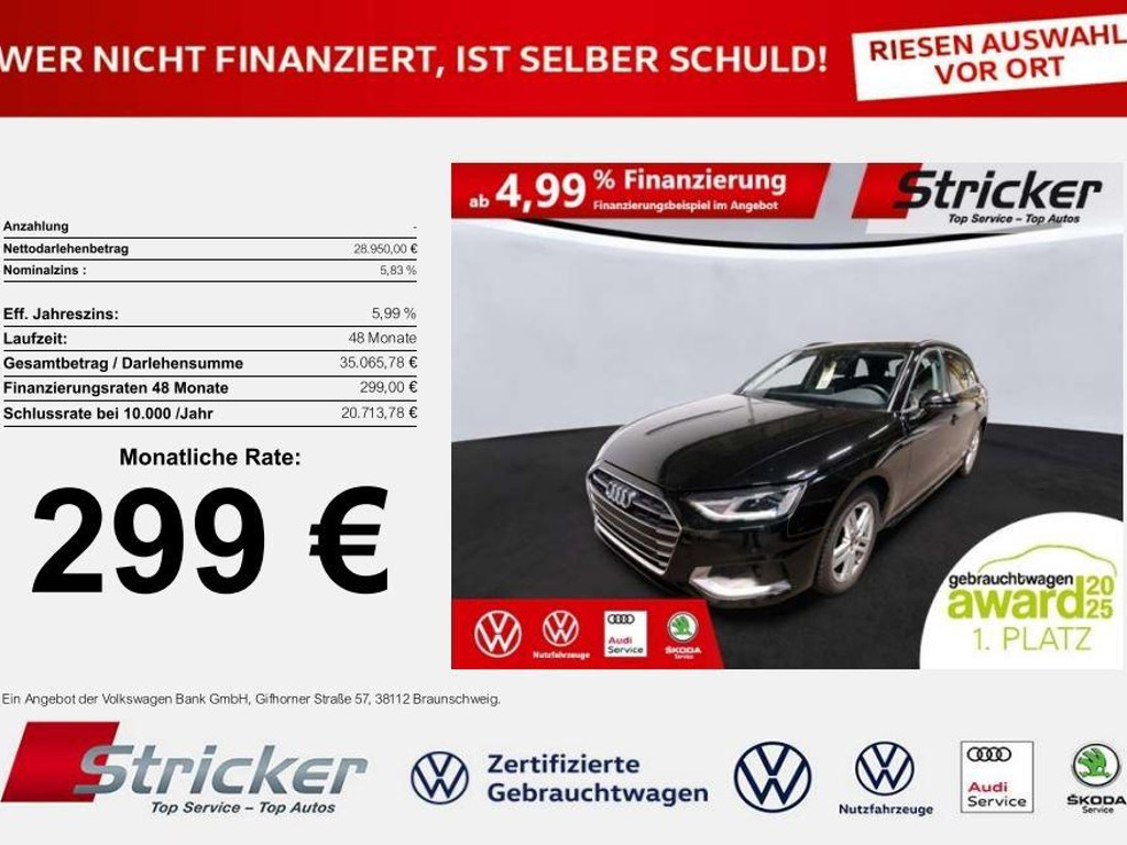 Audi A4 Avant S-Tronic 40 TDI