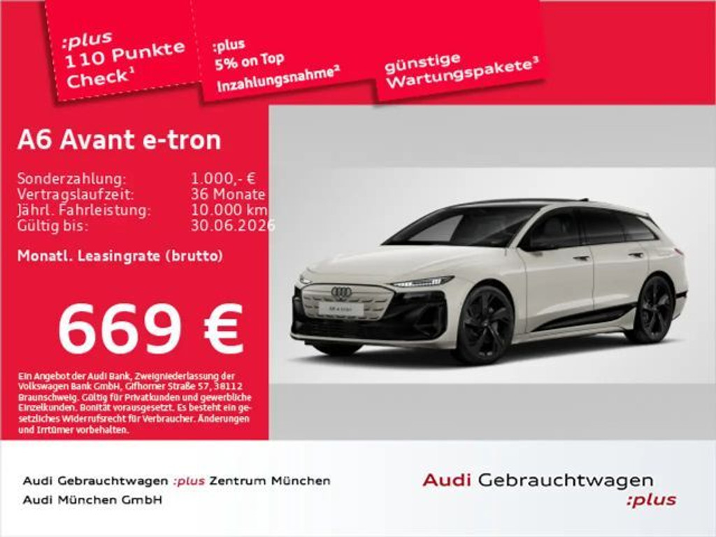 Audi A6 e-tron Quattro S-Line