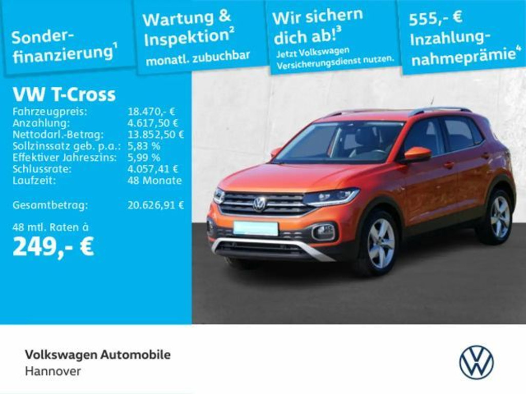 Volkswagen T-Cross DSG Style 1.0 TSI