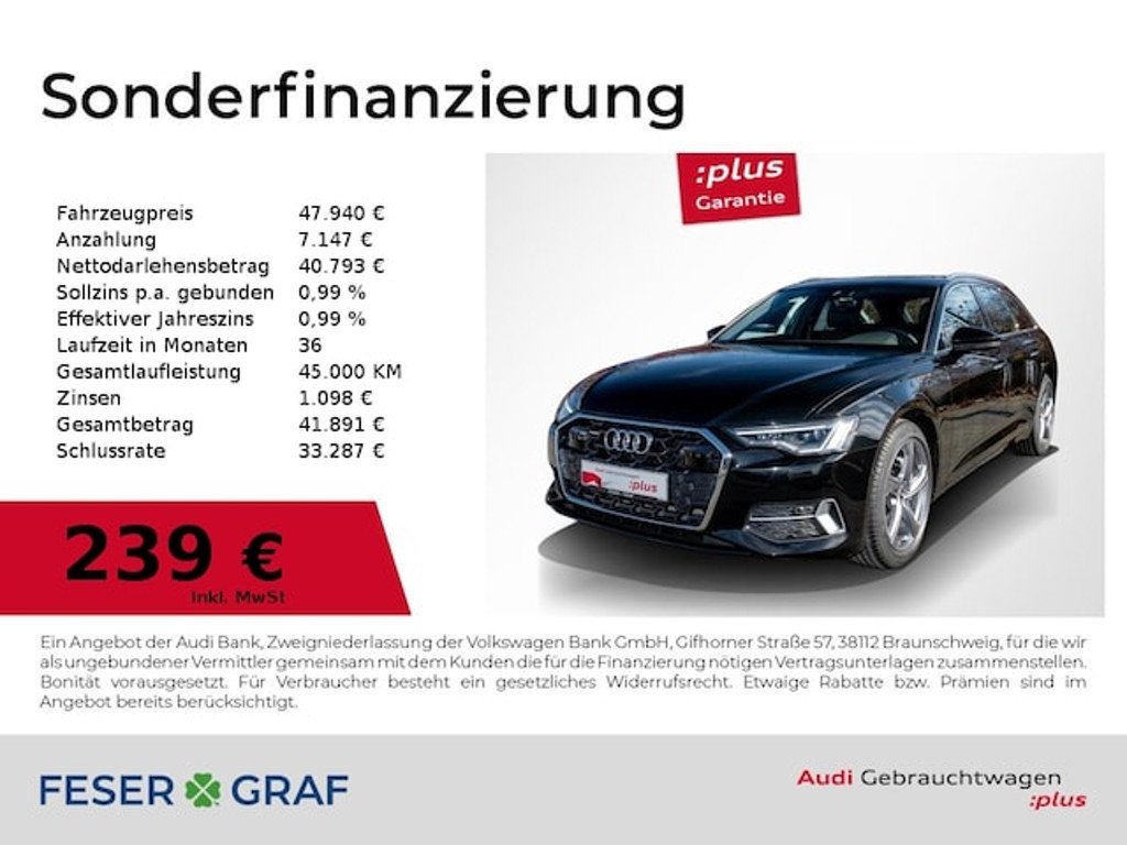 Audi A6 Avant Quattro S-Tronic 45 TFSI