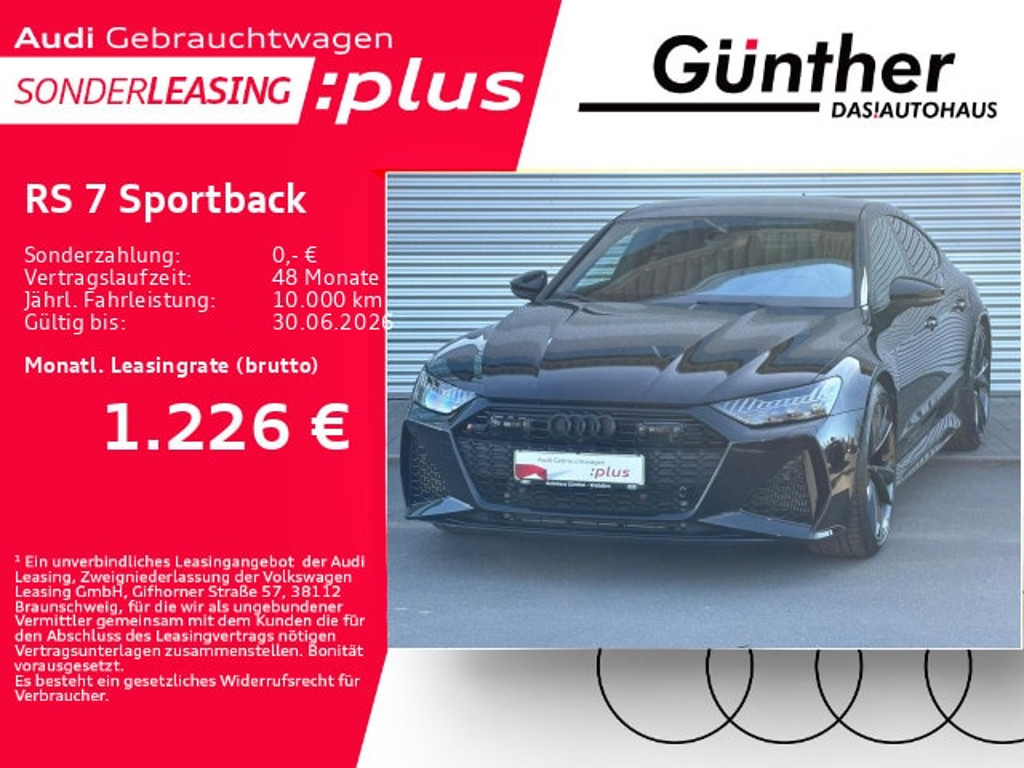 Audi RS7 Sportback Quattro