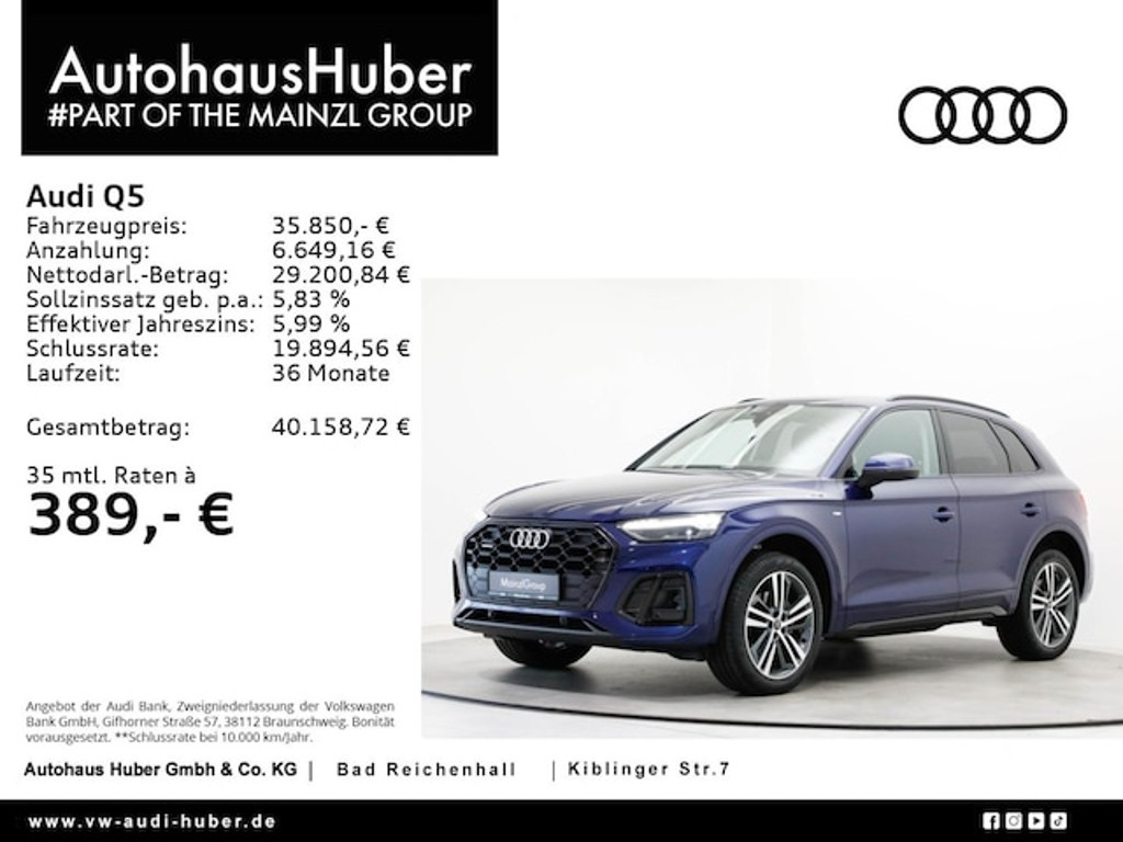 Audi Q5 Quattro S-Tronic 40 TDI