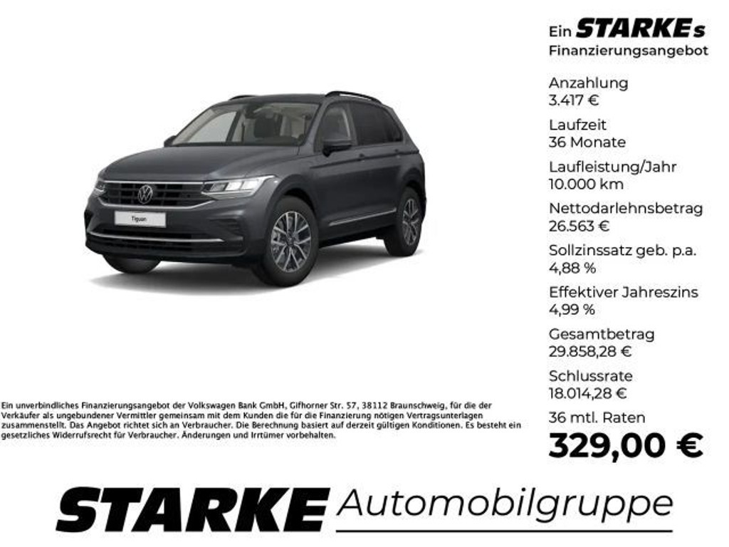 Volkswagen Tiguan DSG Life eHybrid 1.4 TSI
