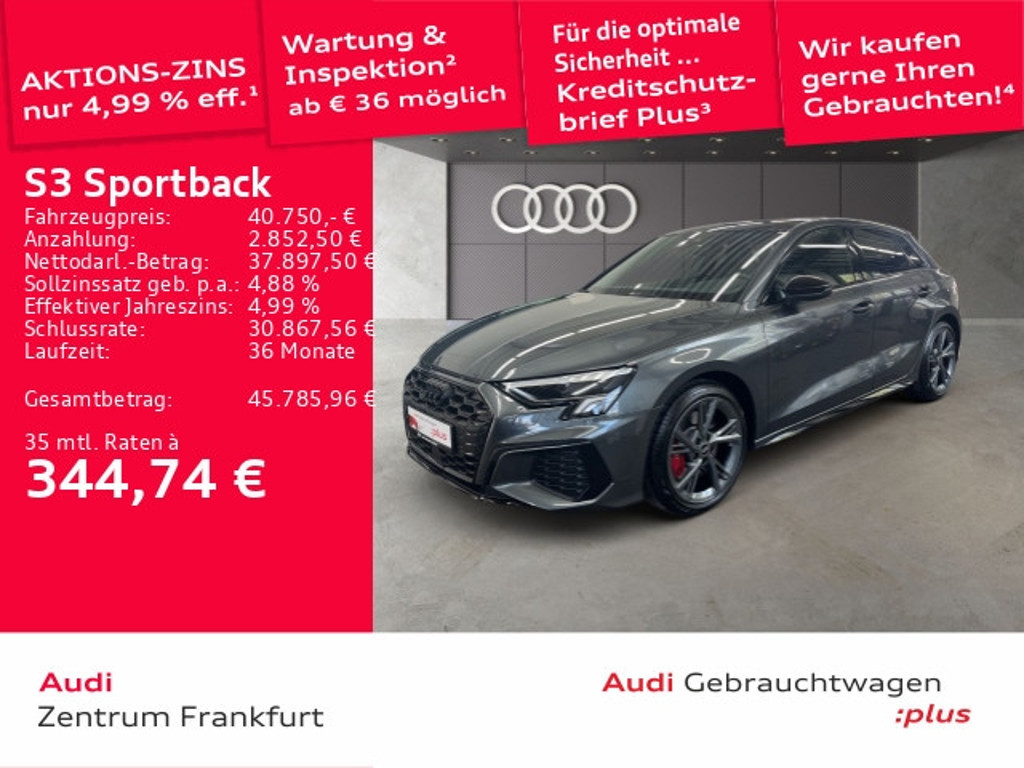 Audi S3 Sportback Quattro S-Tronic