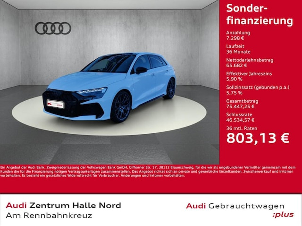 Audi RS3 Sportback Quattro S-Tronic