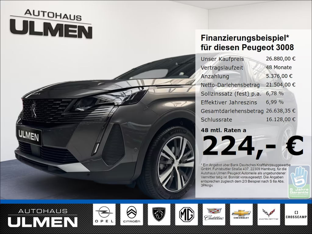 Peugeot 3008 Allure Pack Hybrid