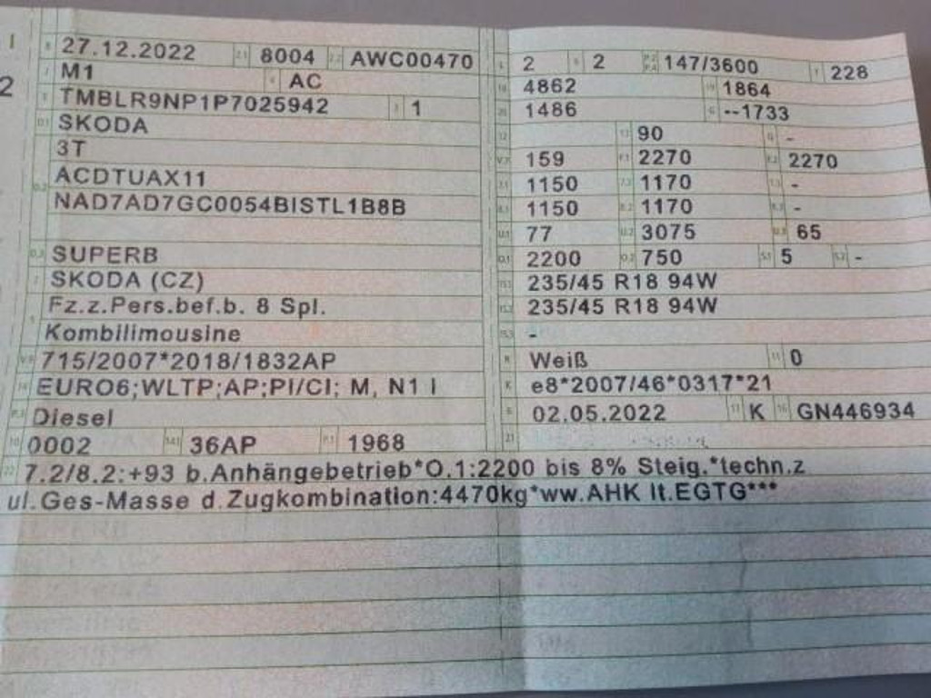 Skoda Superb