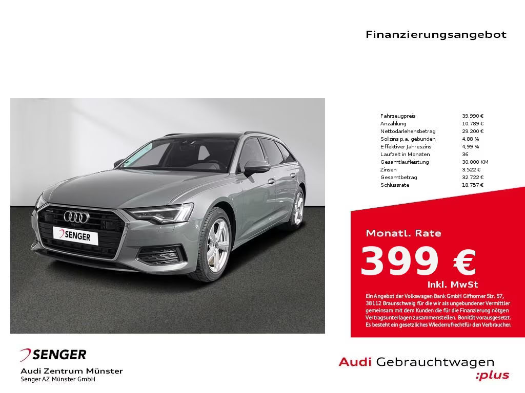 Audi A6 Avant Quattro Hybride 50 TFSI