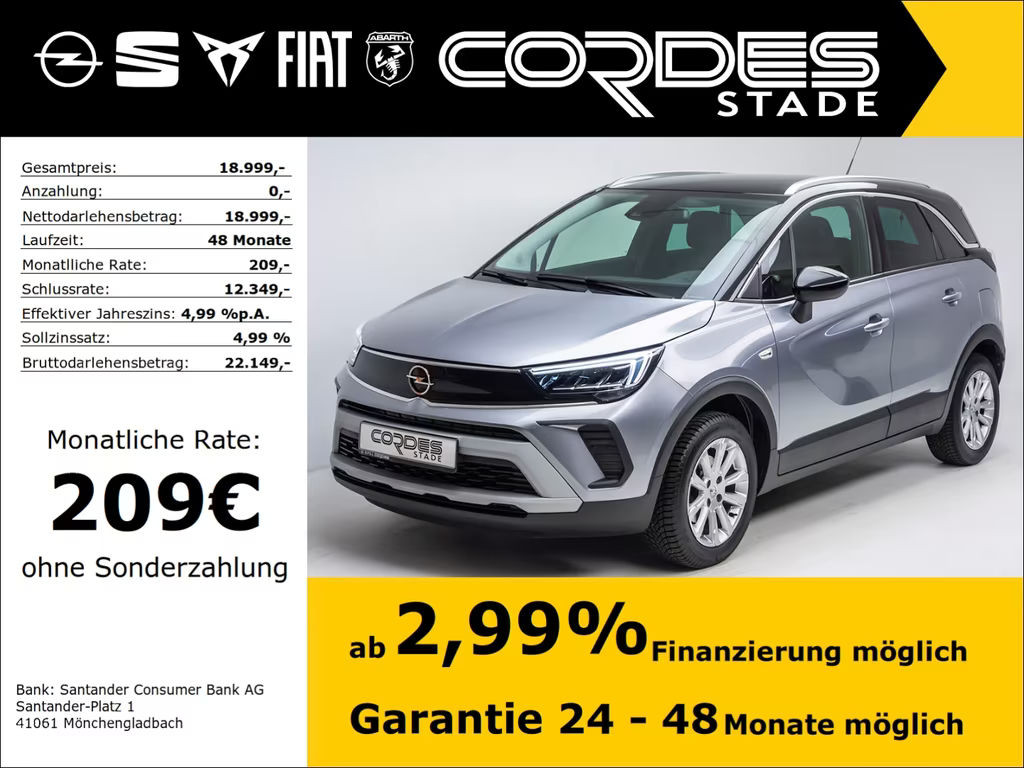 Opel Crossland 1.2 Turbo Elegance Turbo