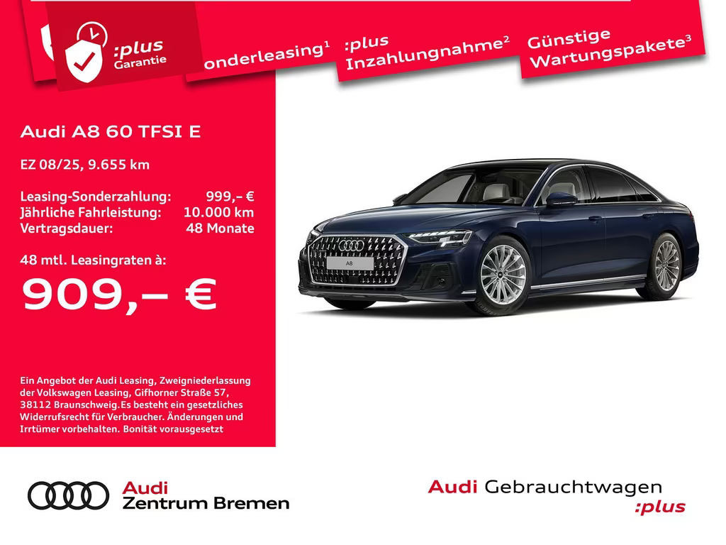 Audi A8 Hybride 60 TFSI