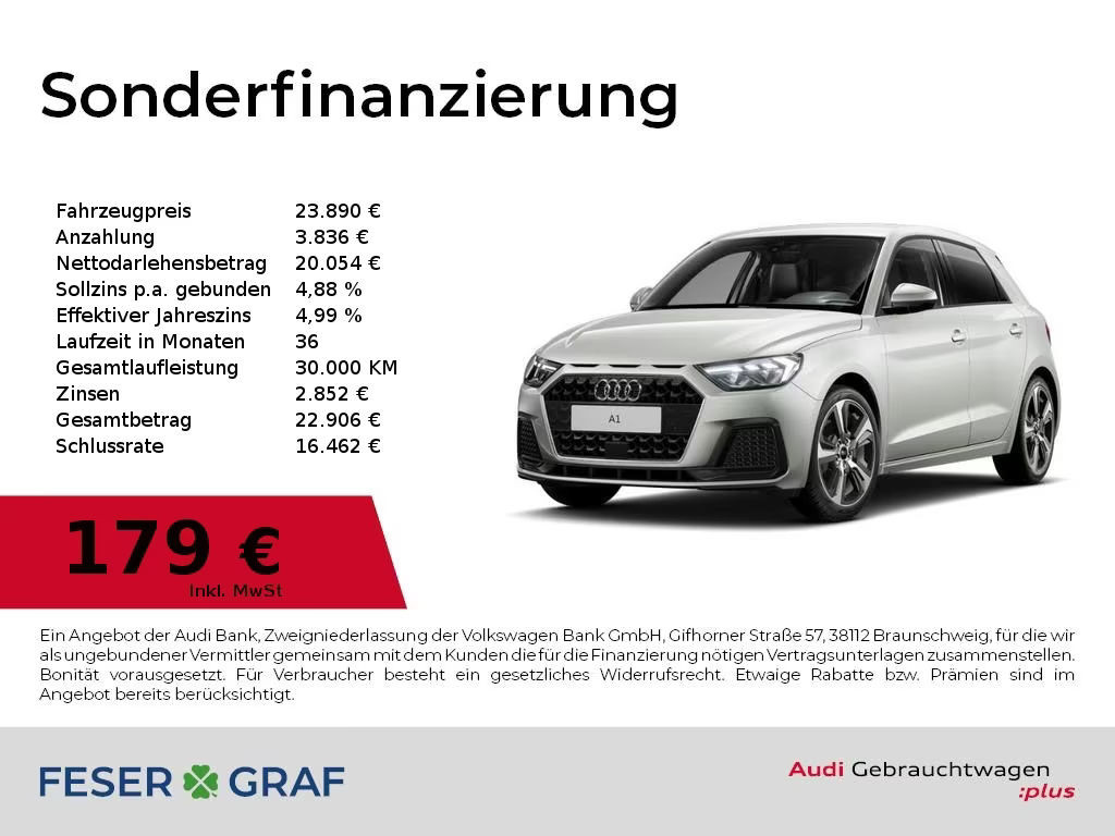 Audi A1 Sportback 30 TFSI