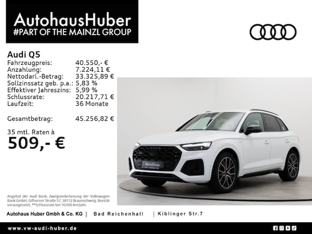 Audi Q5 Quattro S-Line S-Tronic Hybride 55 TFSI