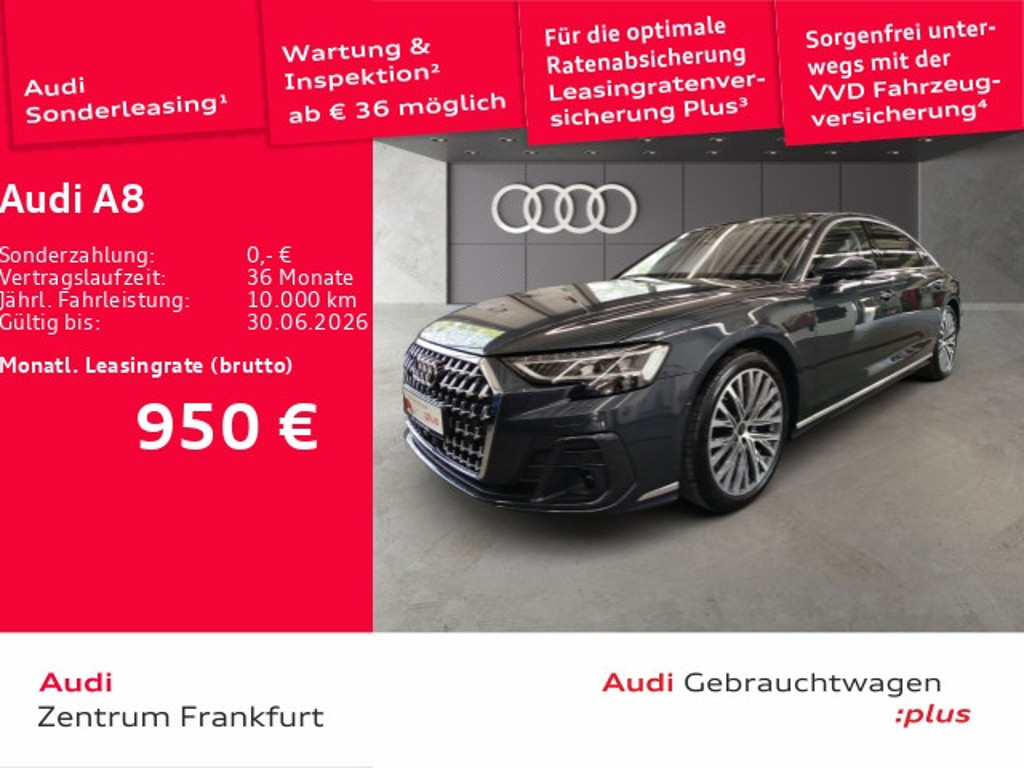 Audi A8 Quattro Hybride Lang 60 TFSI