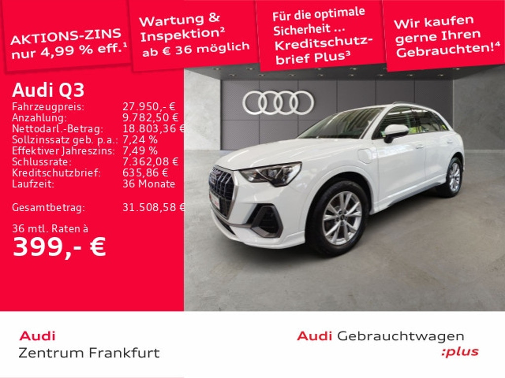 Audi Q3 S-Tronic Hybride 45 TFSI