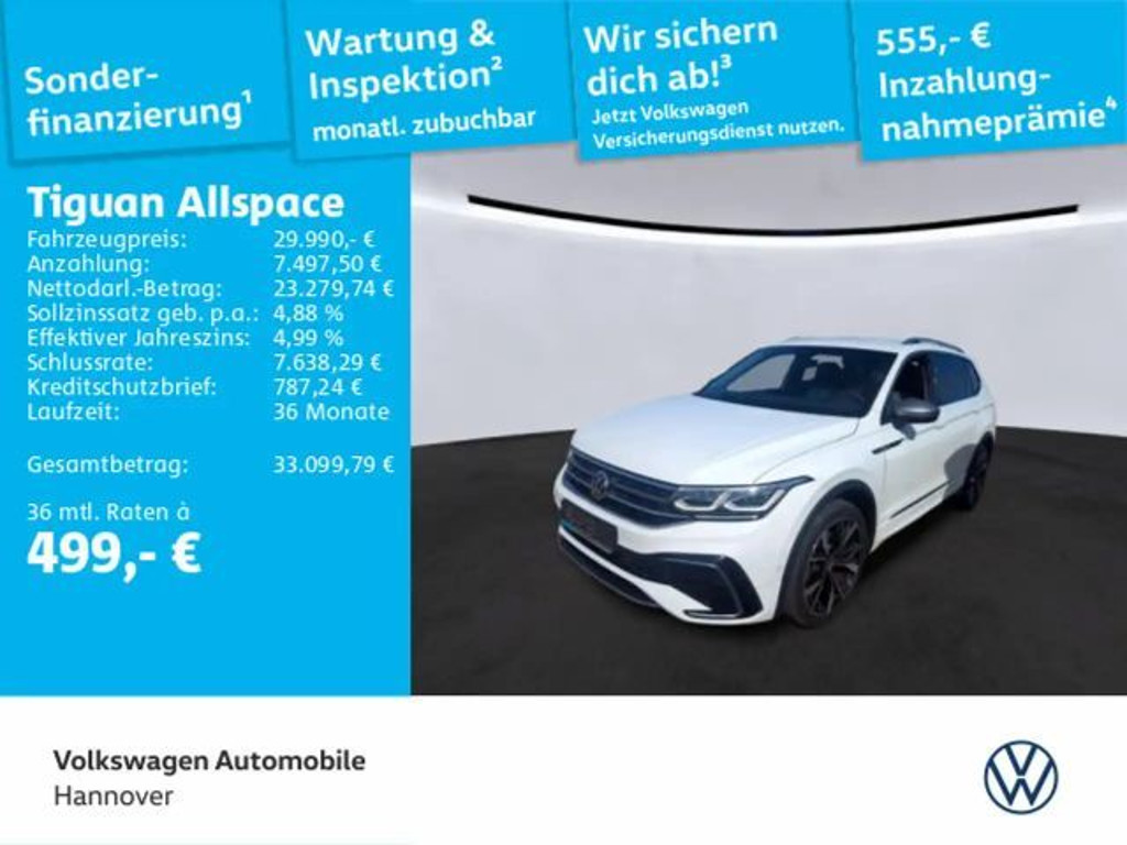 Volkswagen Tiguan 4Motion DSG Allspace R-Line 2.0 TSI