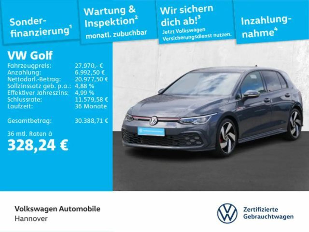 Volkswagen Golf DSG GTI Golf VIII 2.0 TSI