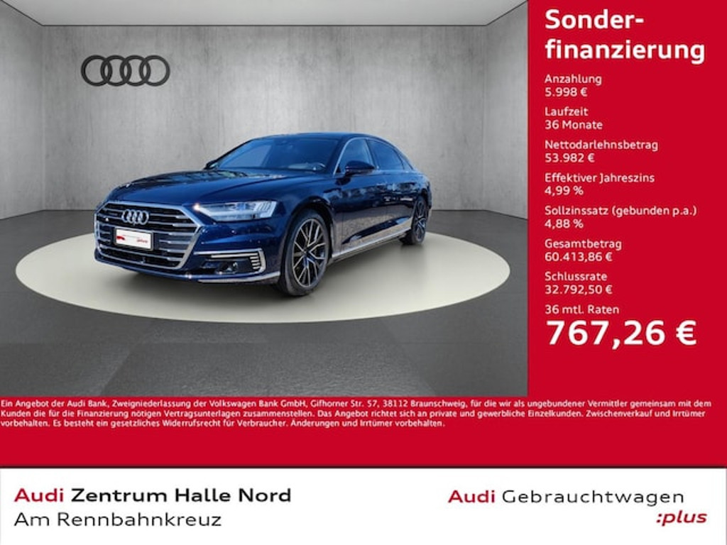 Audi A8 Quattro Hybride Lang 60 TFSI