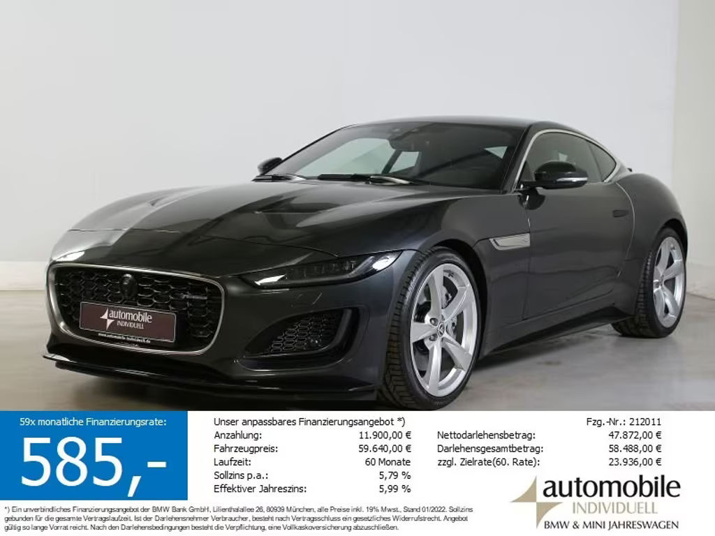 Jaguar F-Type Coupe 2.0