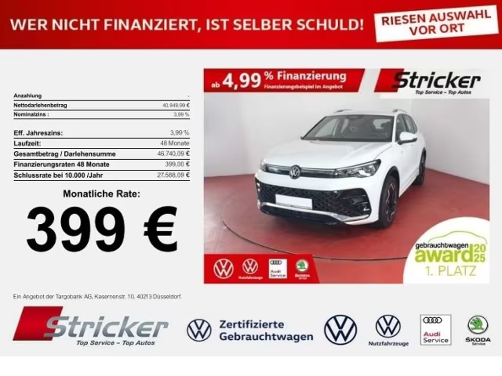 Volkswagen Tiguan DSG R-Line 2.0 TDI