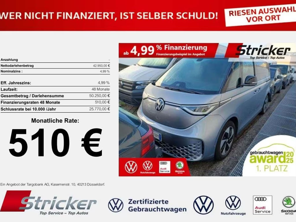 Volkswagen ID.Buzz 77 KWh Pro 150 kW