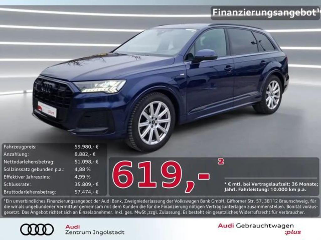 Audi Q7 Quattro S-Line 50 TDI