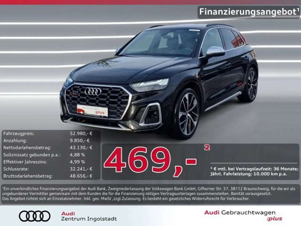 Audi SQ5 TDI MATRIX B&O ACC 21" AHK KAMERA S-Sitze