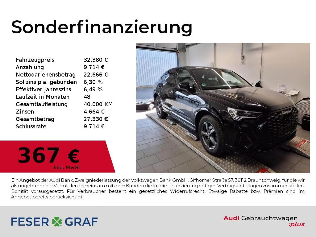 Audi Q3 Sportback S-Line S-Tronic 35 TFSI