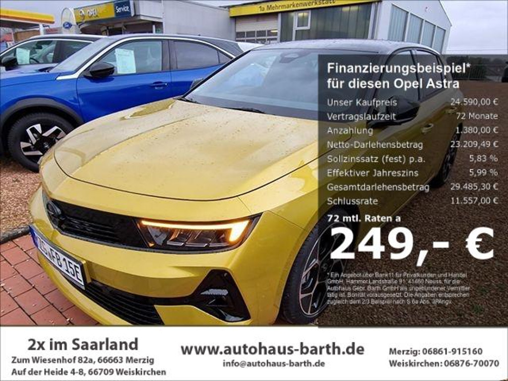Opel Astra Innovation Grand Sport Hybrid GS-Line