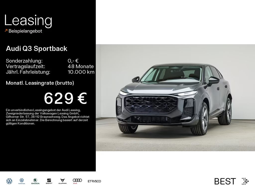 Audi Q3 Sportback S-Line Hybride