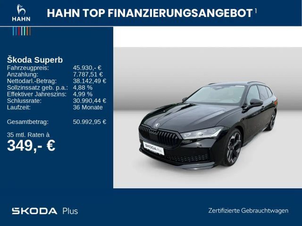 Skoda Superb Combi Sportline 2.0 TDI