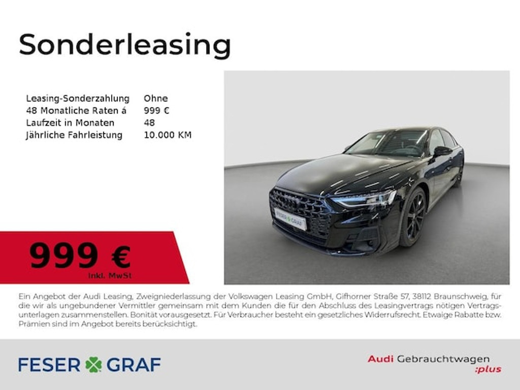 Audi A8 Quattro Hybride 60 TFSI