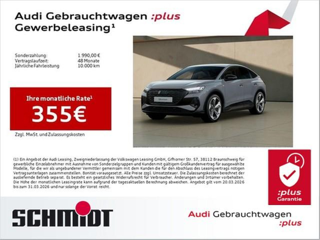 Audi Q4 e-tron Sportback S-Line 40