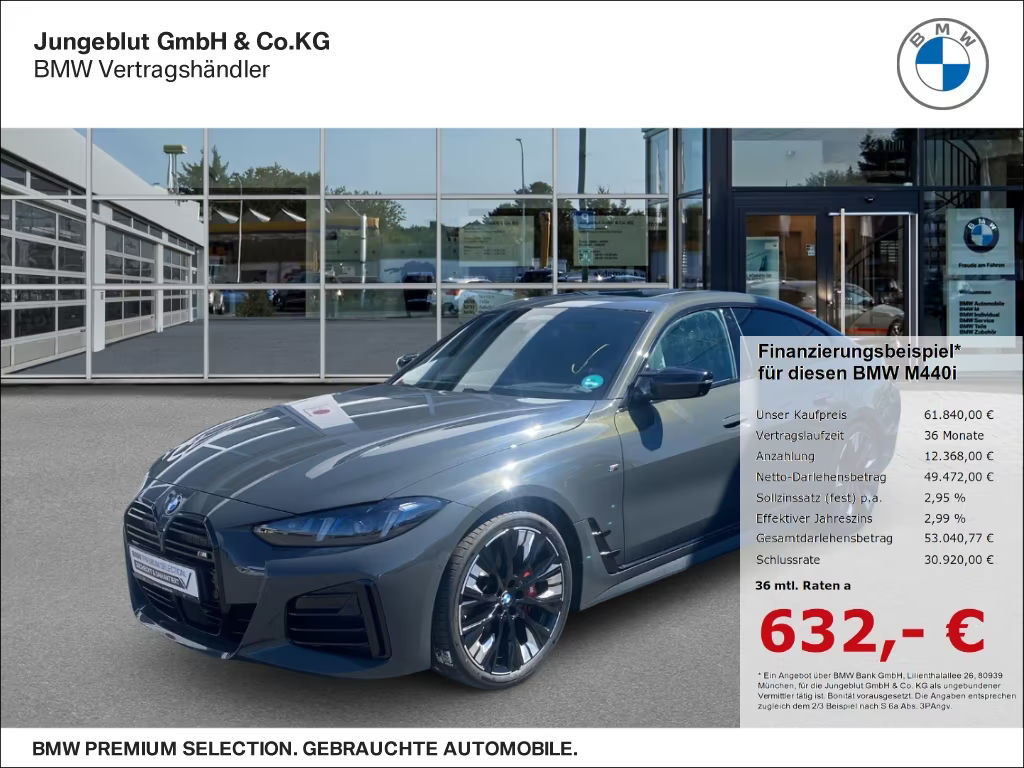 BMW M440 M-Sport xDrive Coupé Gran Coupé Sedan M440i