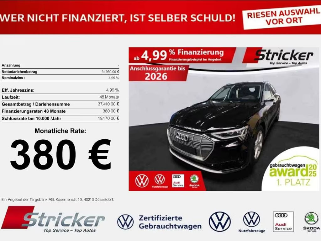 Audi e-tron Sportback Quattro 55