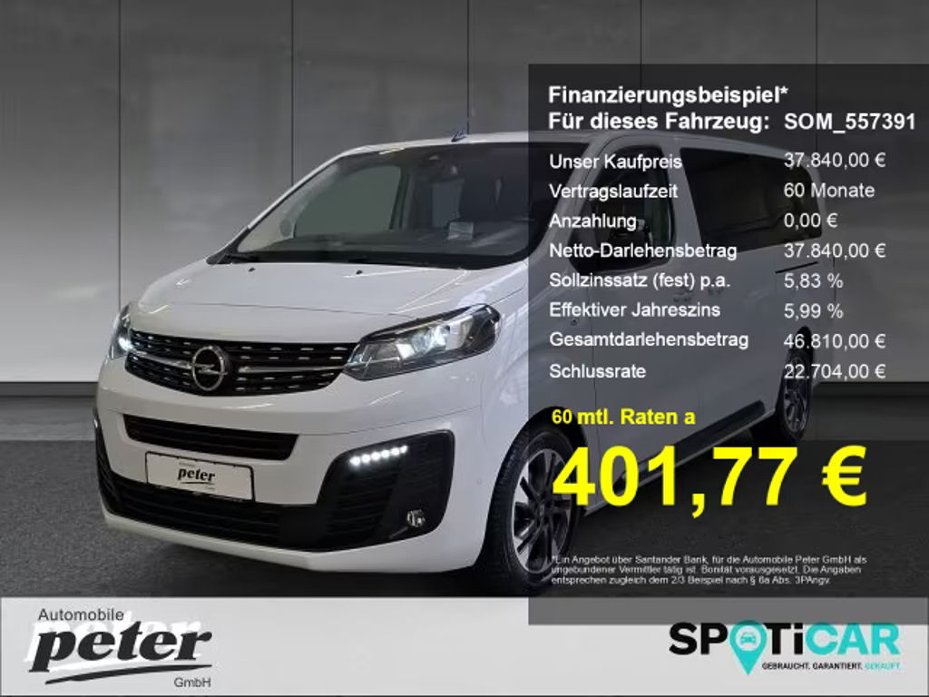 Opel Zafira Life 2.0 CDTI Elegance