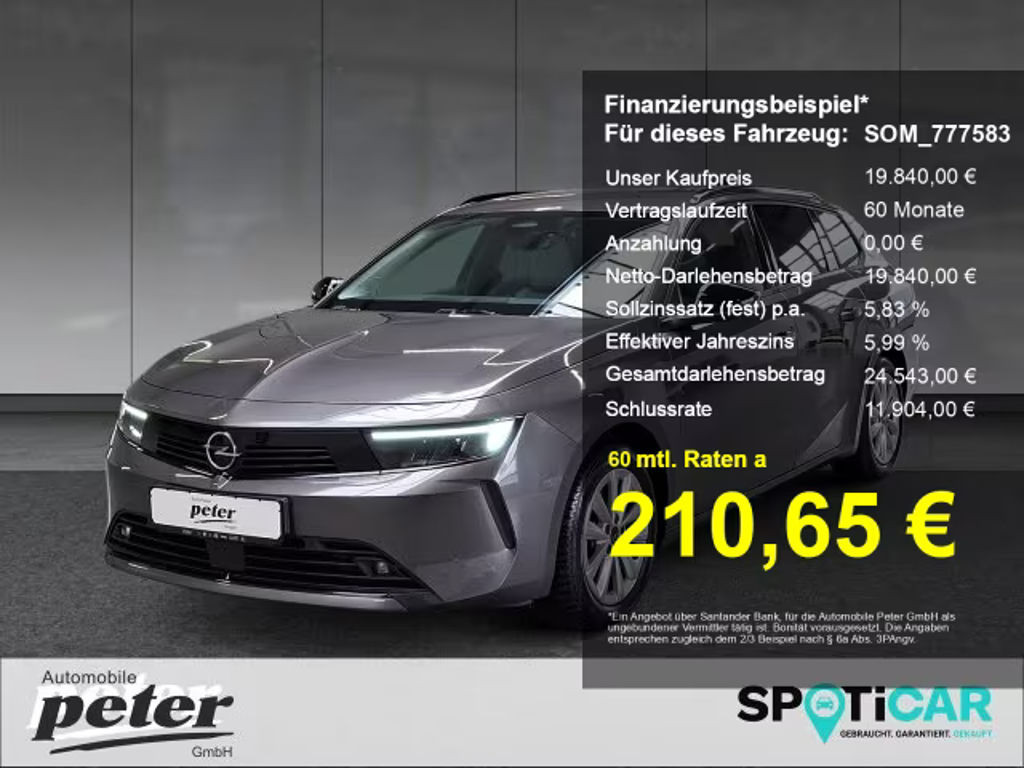Opel Astra Sports Tourer 1.2 Turbo Elegance Turbo